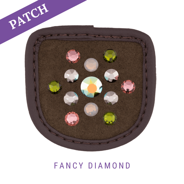 Fancy Diamond by Fürstentanz Reithandschuh Patch braun